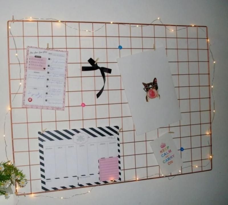 Tela Memory Board Expositor  Cor Rosé 60 x 60 cm