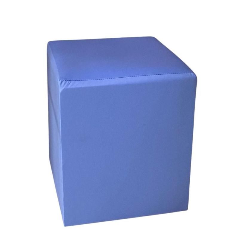 Puff Quadrado Azul Escuro - 35 x 45 cm