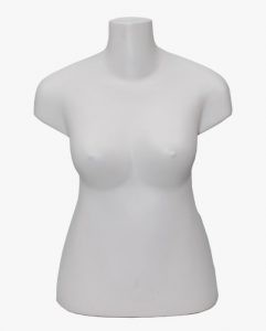 Manequim Plástico R.34 Feminino Busto Gordo