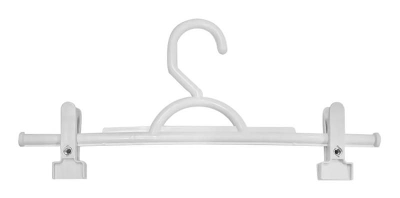 Cabide Saia Calça Fixo Branco - 33 x 16 cm (003407)