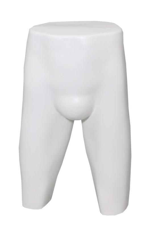 Manequim Plástico R.15 Masculino Bermuda Cor Branco