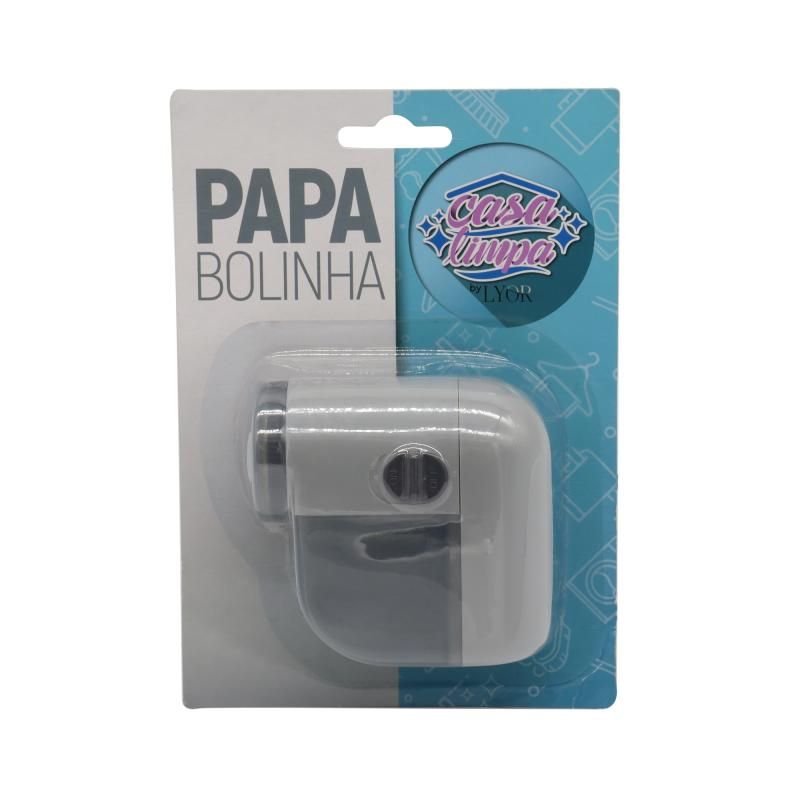 Papa Bolinha De Plastico E Aco Inox Cinza Chumbo 8X8X4Cm