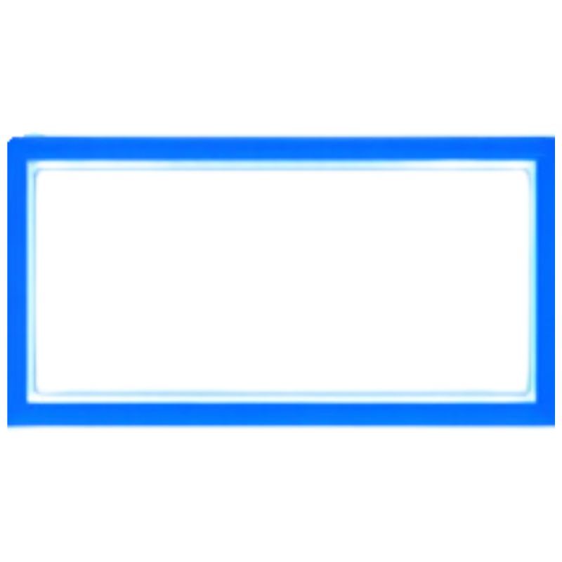 Etiqueta Preço Sem Digito em PVC - 70 mm x 37 mm Cor Azul