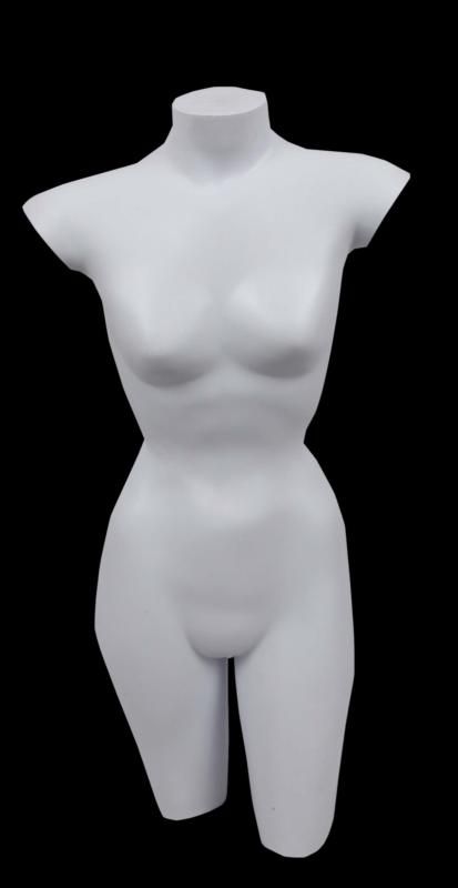 Manequim Plástico R.11 Feminino Busto. Cor Branco