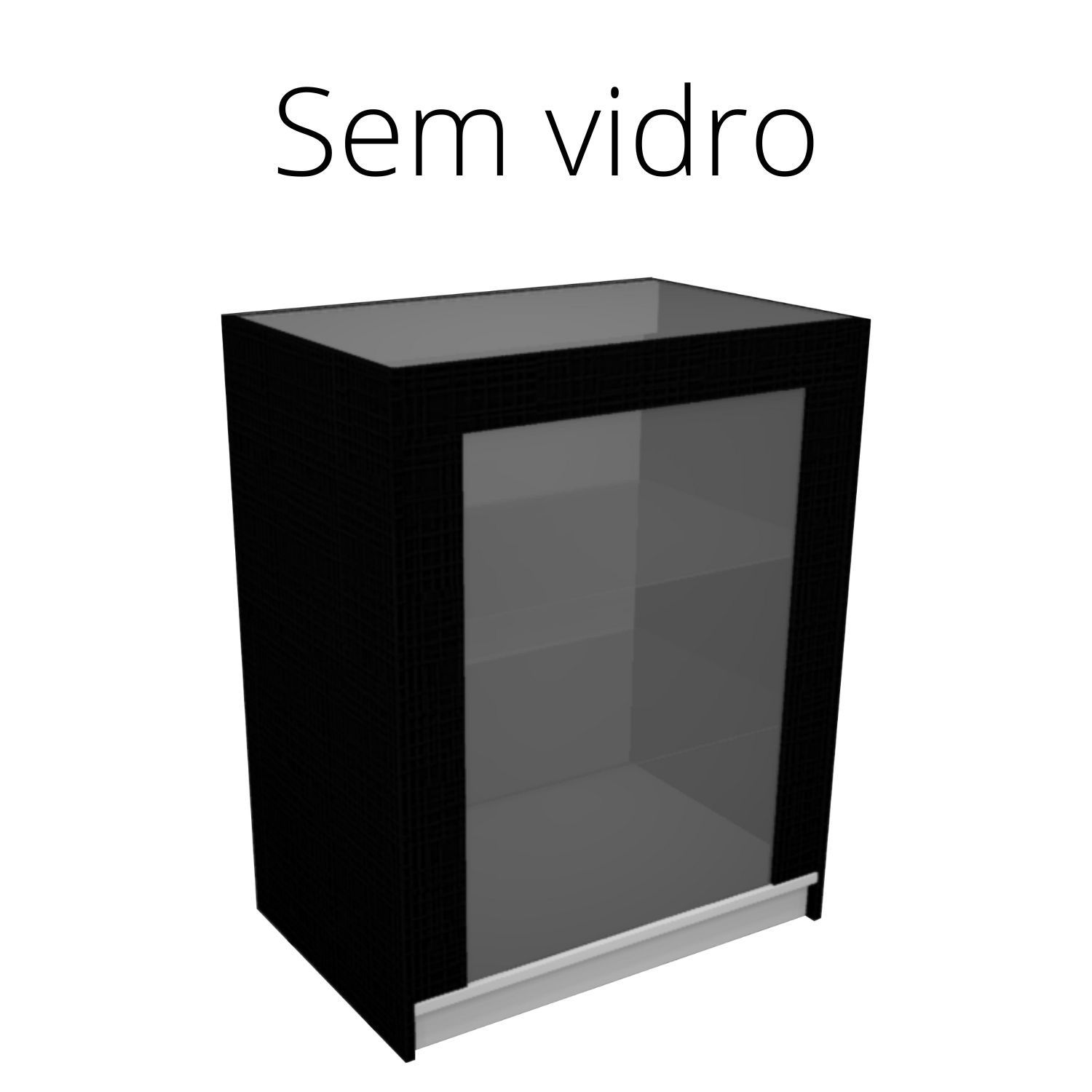 Balcão Vitrine SEM Vidro - 75 x 50 x 95 cm